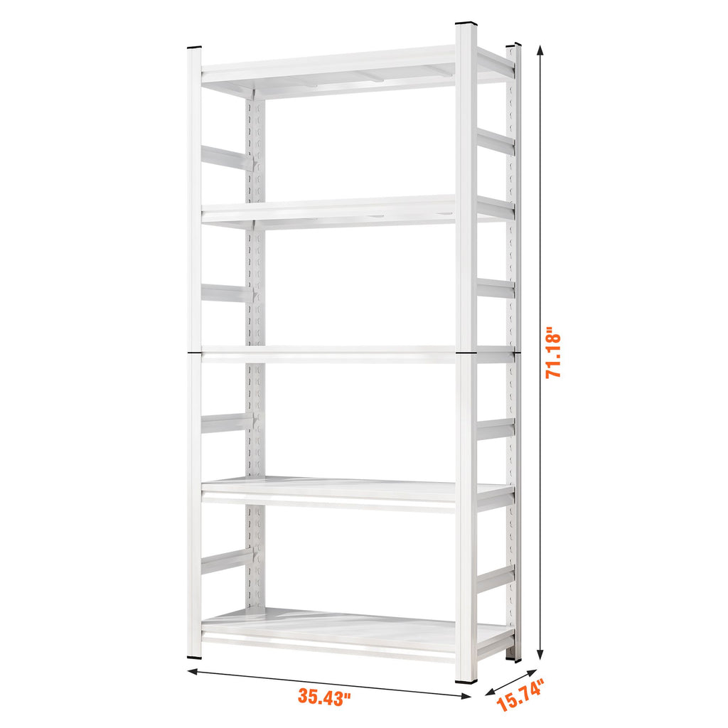 Organize Your Home with an Adjustable Open-Back Shelf Rack