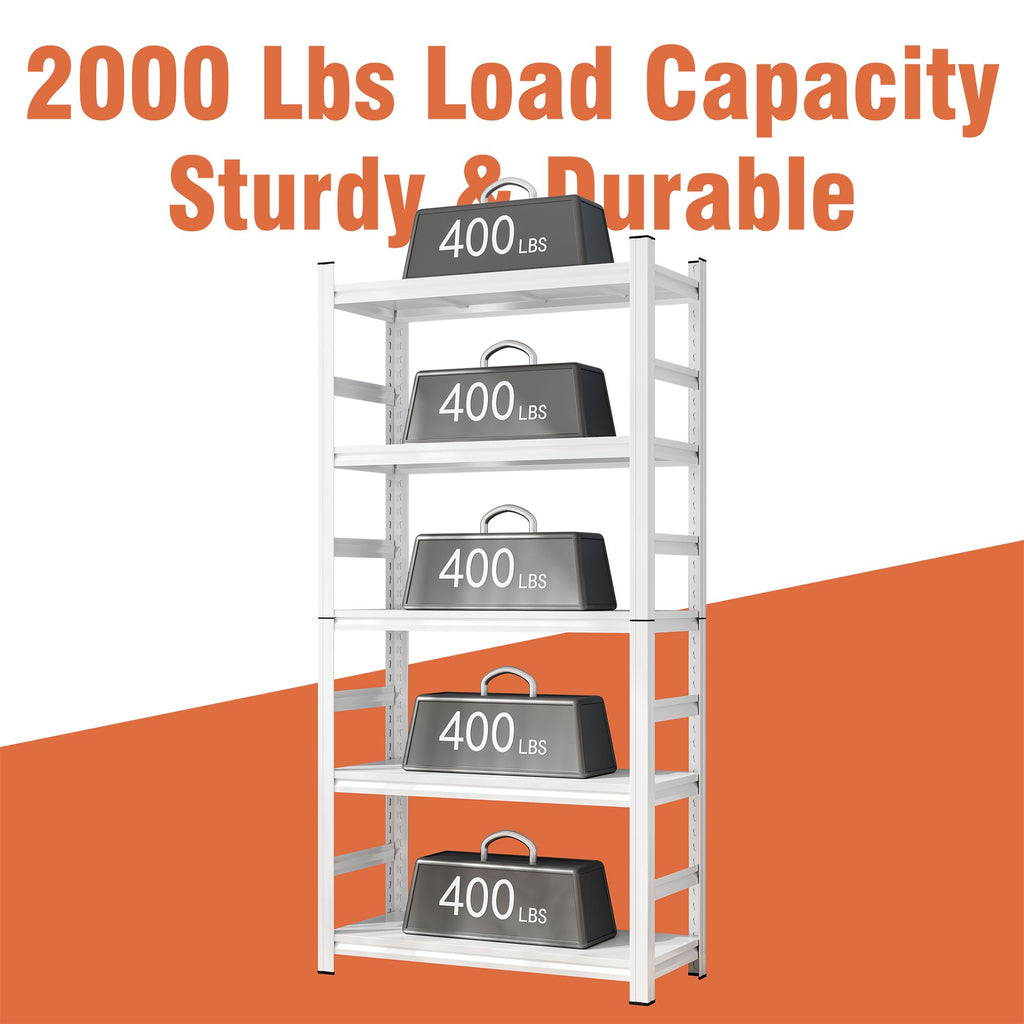 Organize Your Home with an Adjustable Open-Back Shelf Rack