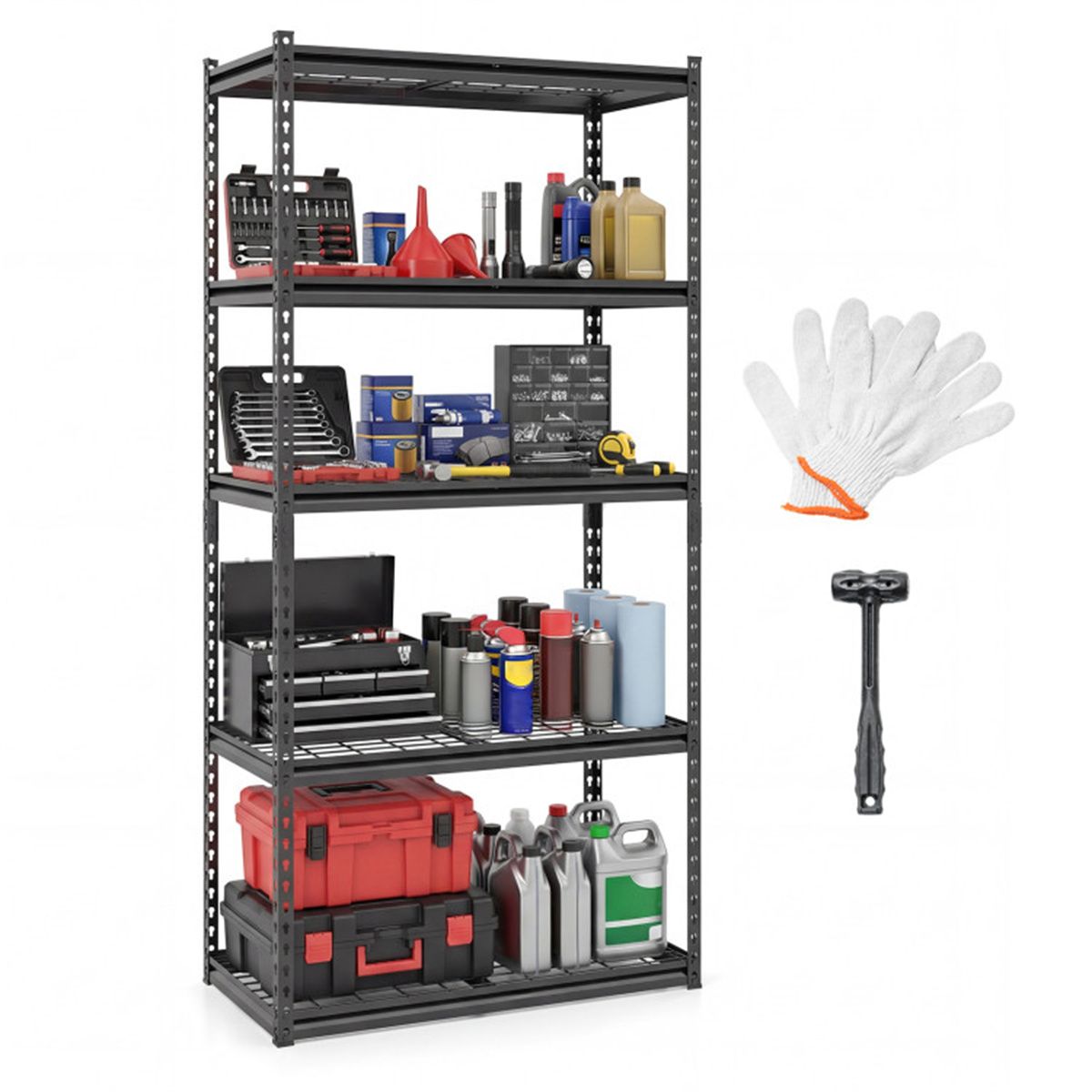 Expandable Adjustable-Tier Storage Shelving