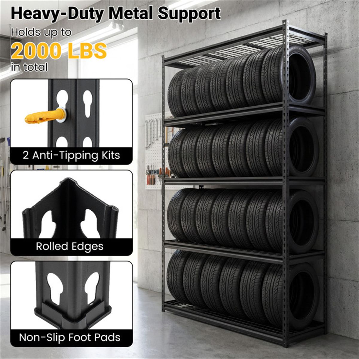Expandable Adjustable-Tier Storage Shelving