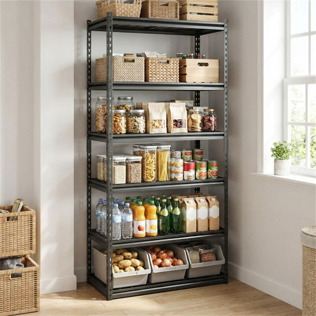 Expandable Adjustable-Tier Storage Shelving