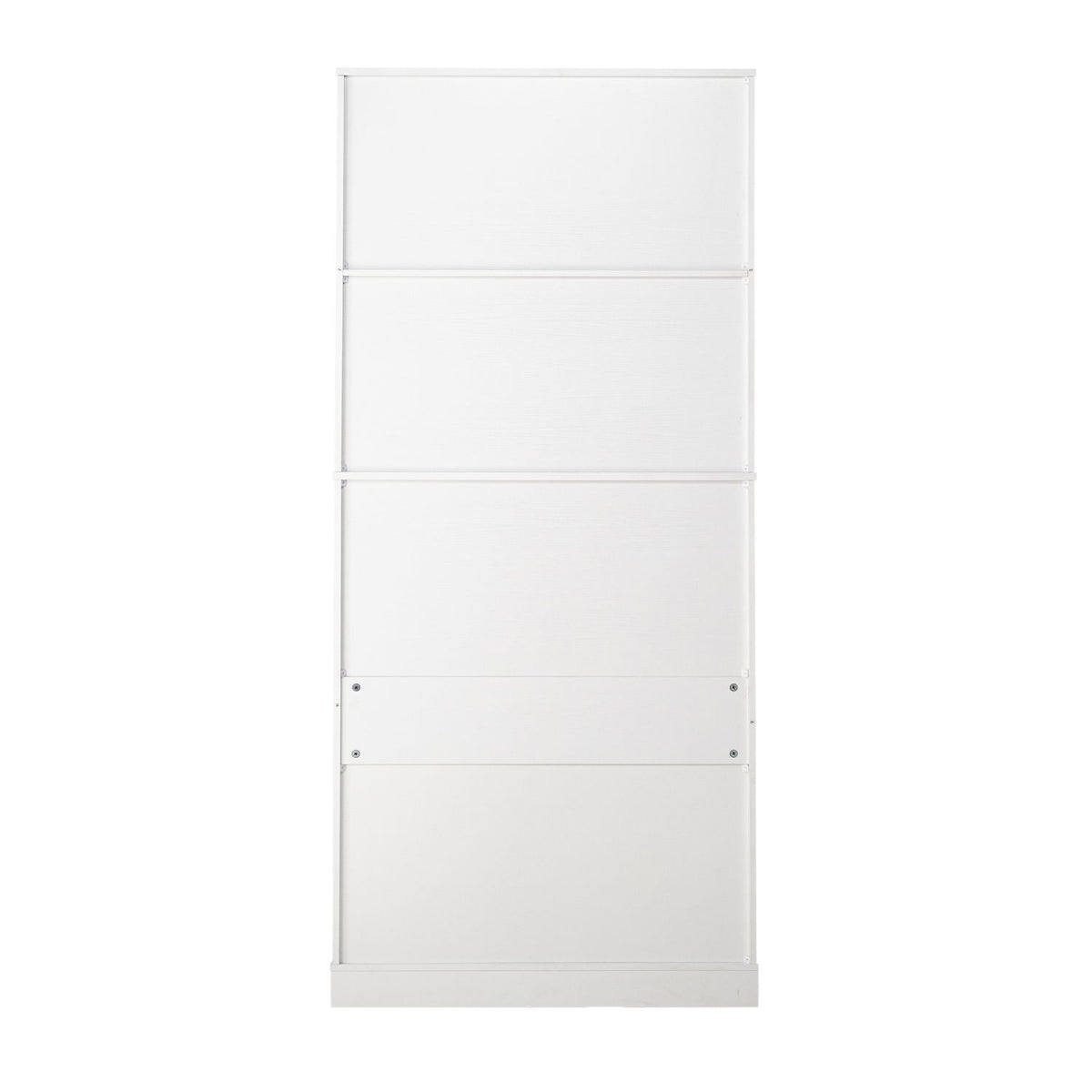 Fluted Freestanding Pantry with Drawers and Door Shelves