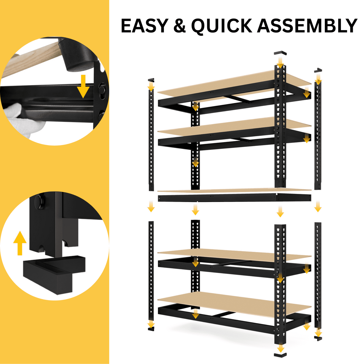 TidyCabinet Premium practical Storage Shelves for Garage and Pantry