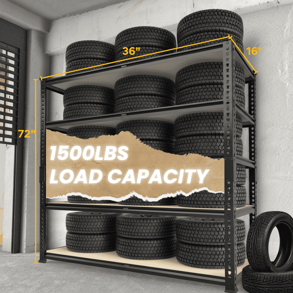 TidyCabinet Premium practical Storage Shelves for Garage and Pantry
