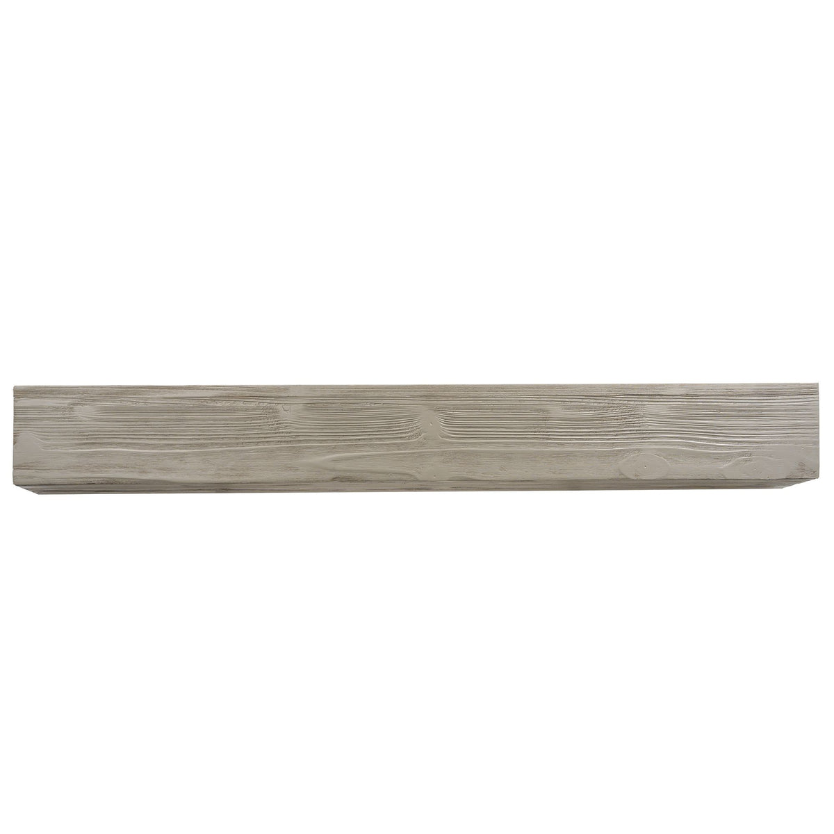 Rustic Floating Fireplace Mantel with Concealed Mounting