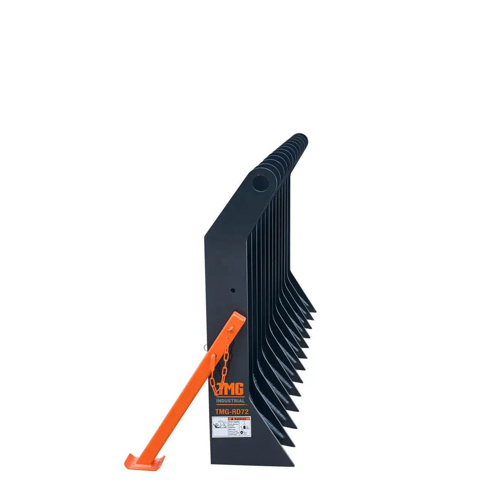 TMG-SDR72 Skid Steer Root Debris Rake