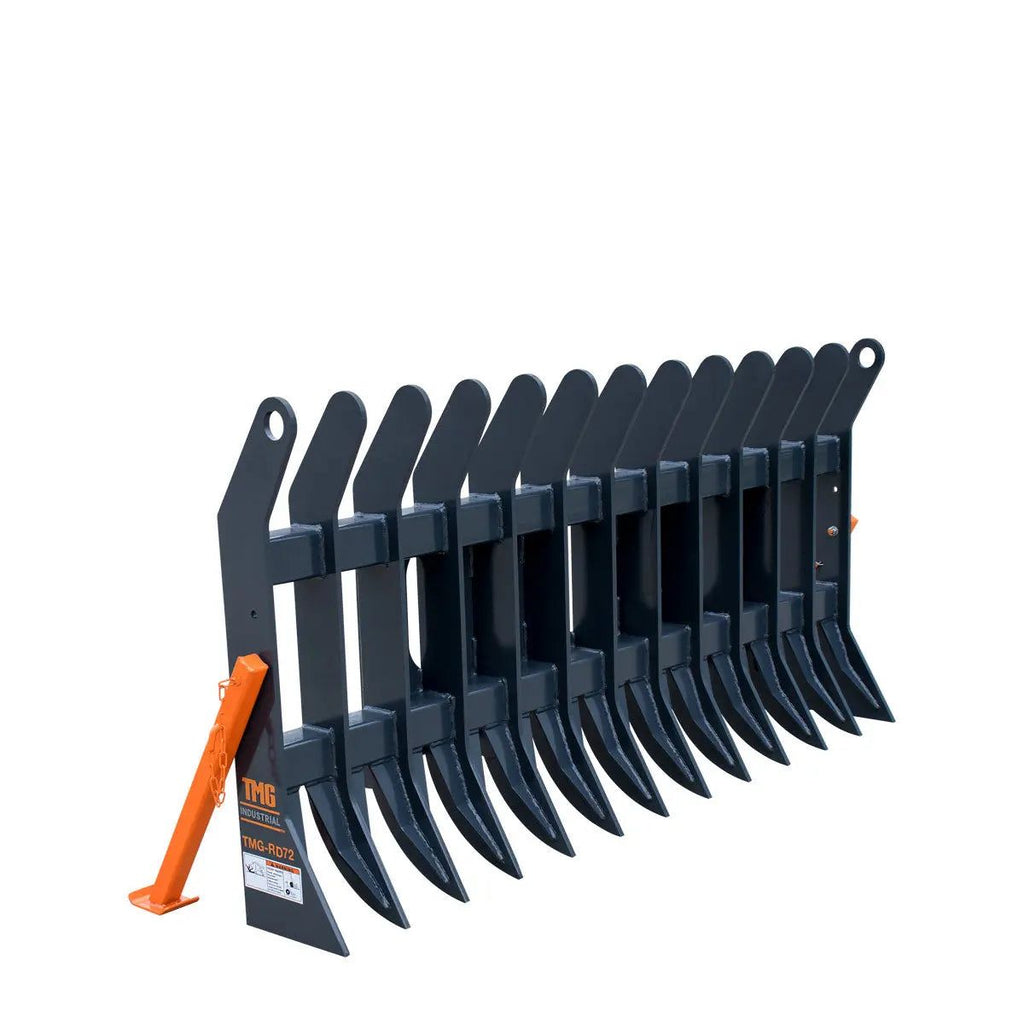 TMG-SDR72 Skid Steer Root Debris Rake
