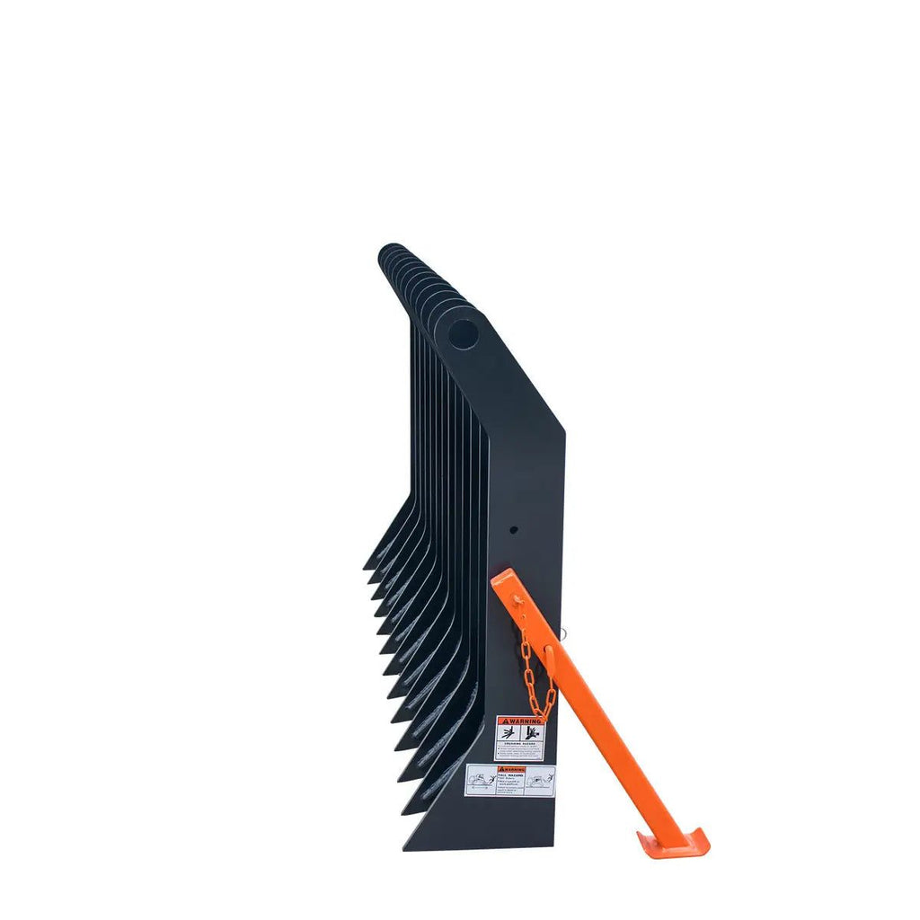 TMG-SDR72 Skid Steer Root Debris Rake