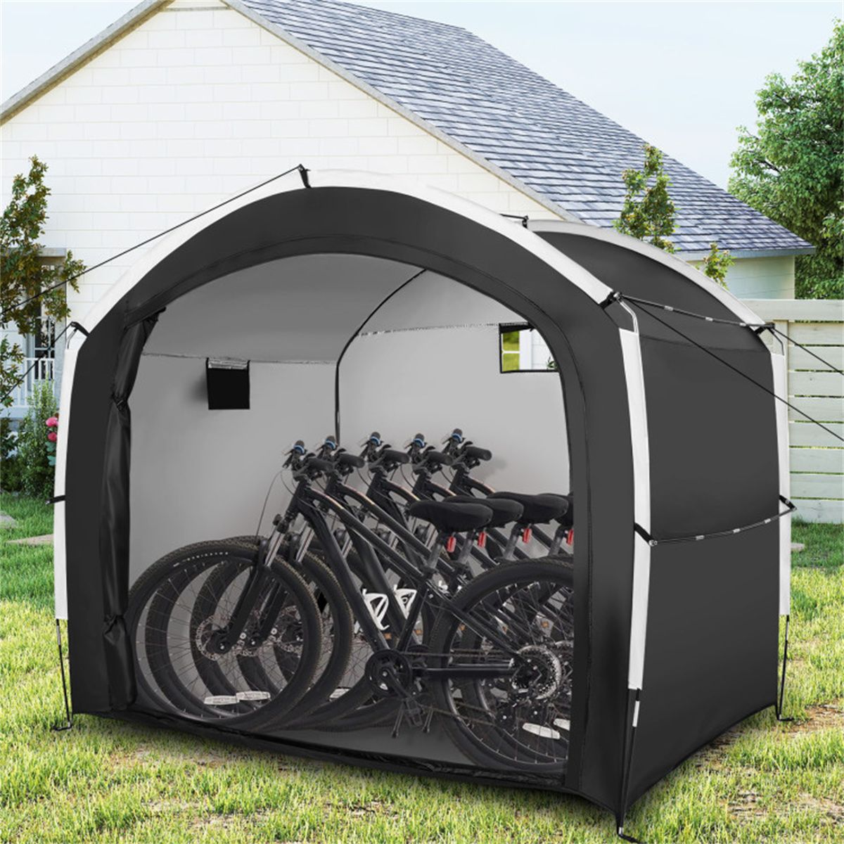 Portable Outdoor Bike and Equipment Storage Shelter