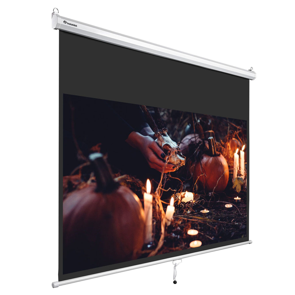 Manual Pull-Down Projection Screen with Height Lock