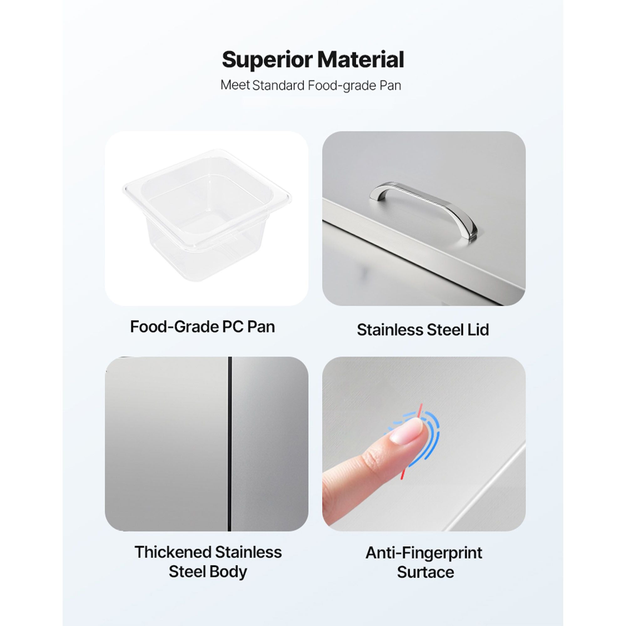 Commercial Sandwich Prep Refrigerator with Digital Temp Control and Auto-Close Door