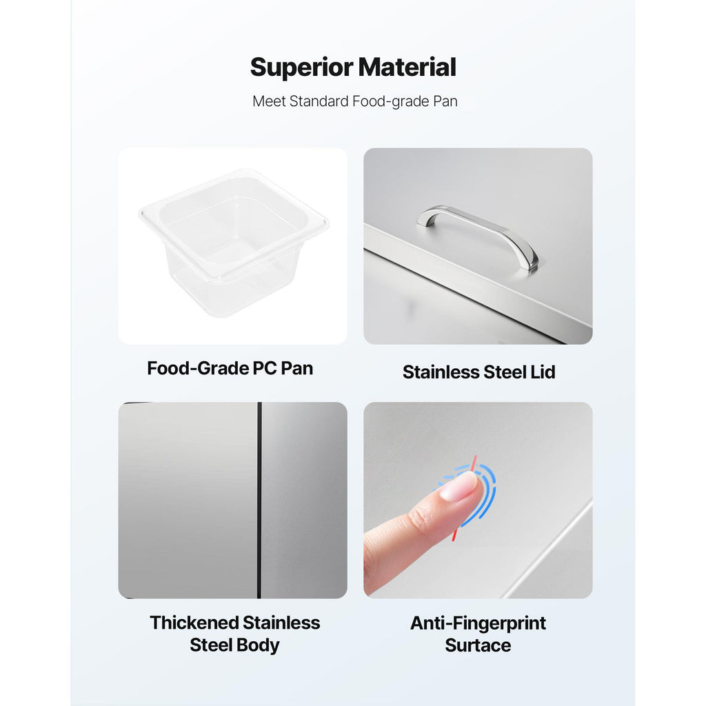 Commercial Sandwich Prep Refrigerator with Auto-Closing Door
