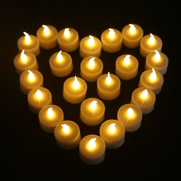Flickering Battery-Operated LED Tea Lights