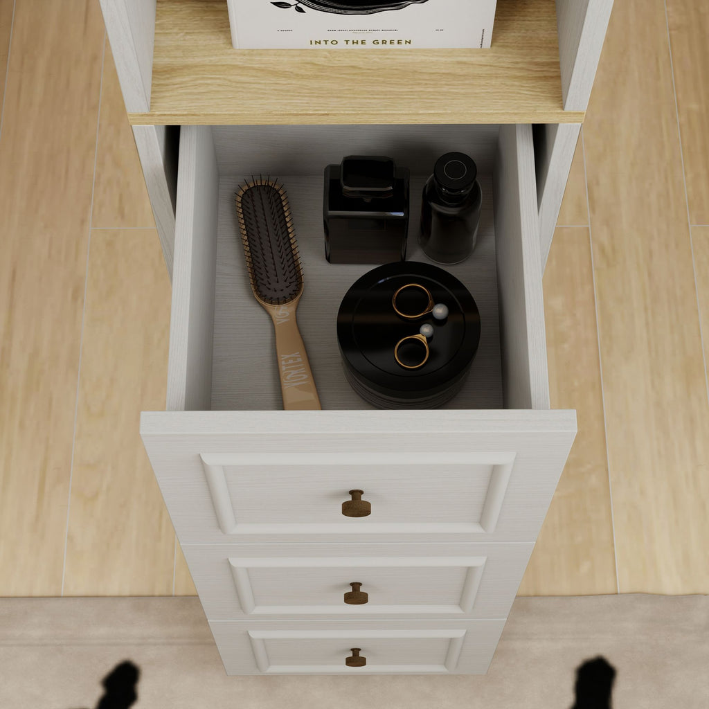 Tall Slim Media and Display Storage Cabinet