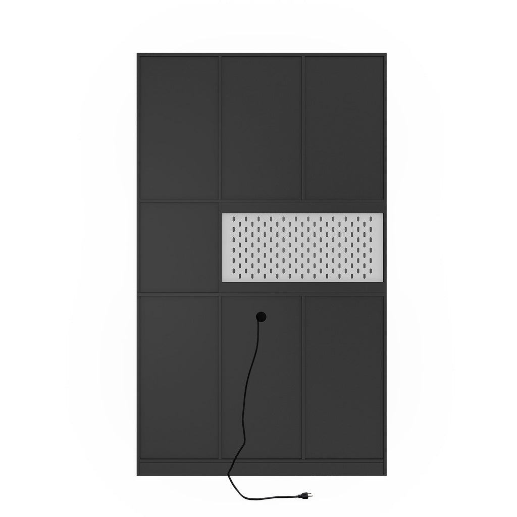Freestanding Kitchen Pantry with Charging Station