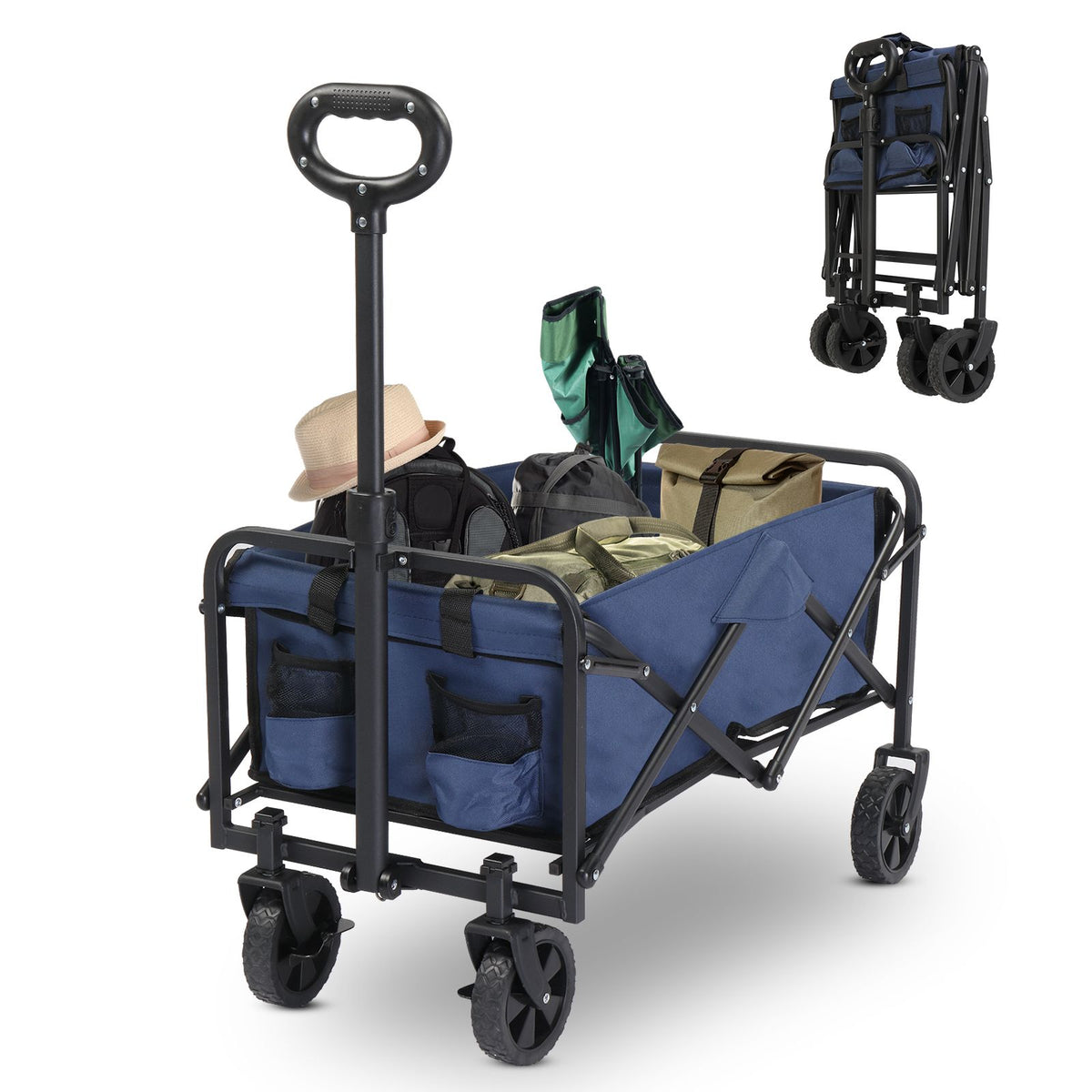Flat-Folding Garden Cart for Everyday Hauling