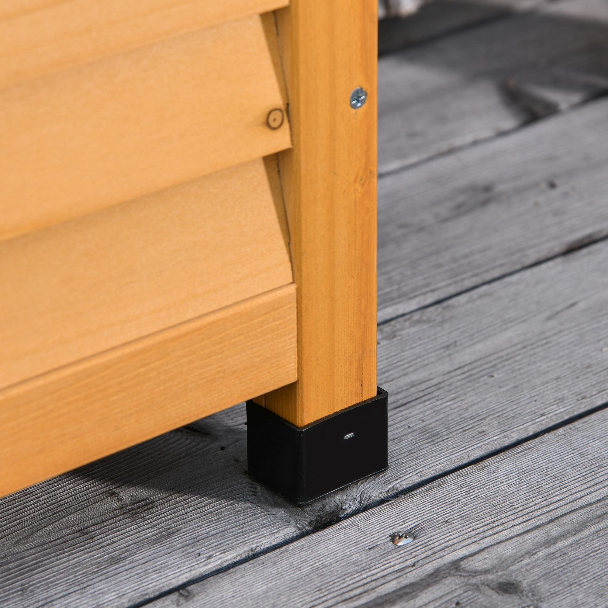 Spacious Outdoor Deck Box with Ventilation and Seating