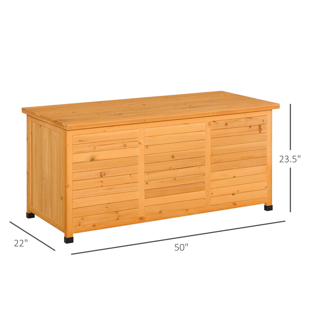 Spacious Outdoor Deck Box with Ventilation and Seating