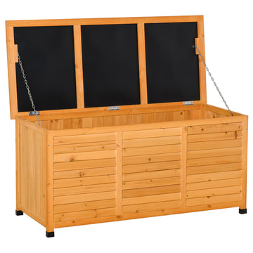Spacious Outdoor Deck Box with Ventilation and Seating