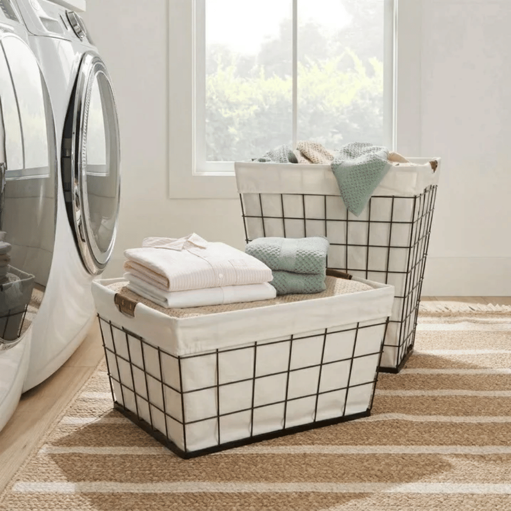 Laundry Hamper with Removable Liner for Bedroom or Bathroom