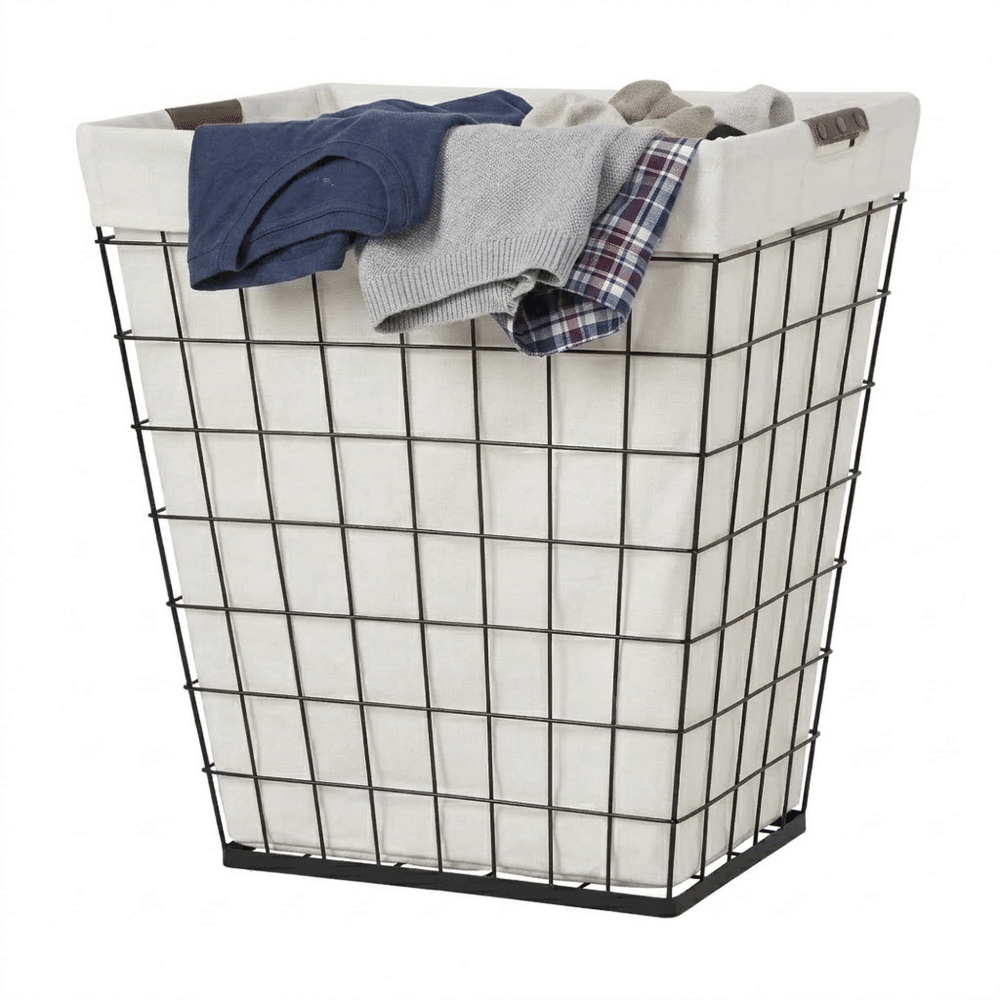 Laundry Hamper with Removable Liner for Bedroom or Bathroom