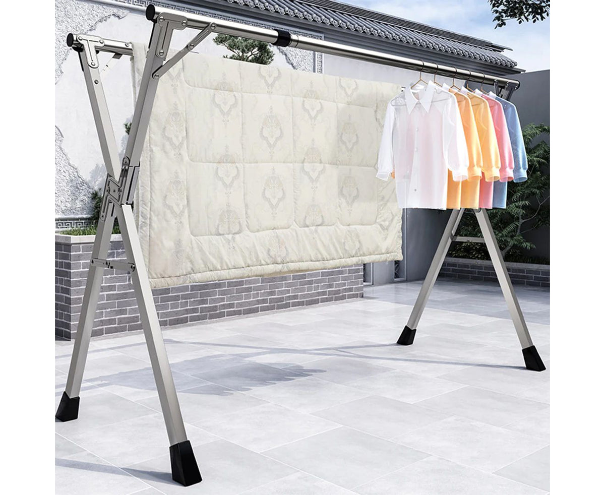 Portable Foldable Clothes Drying Rack for Indoor and Outdoor Laundry