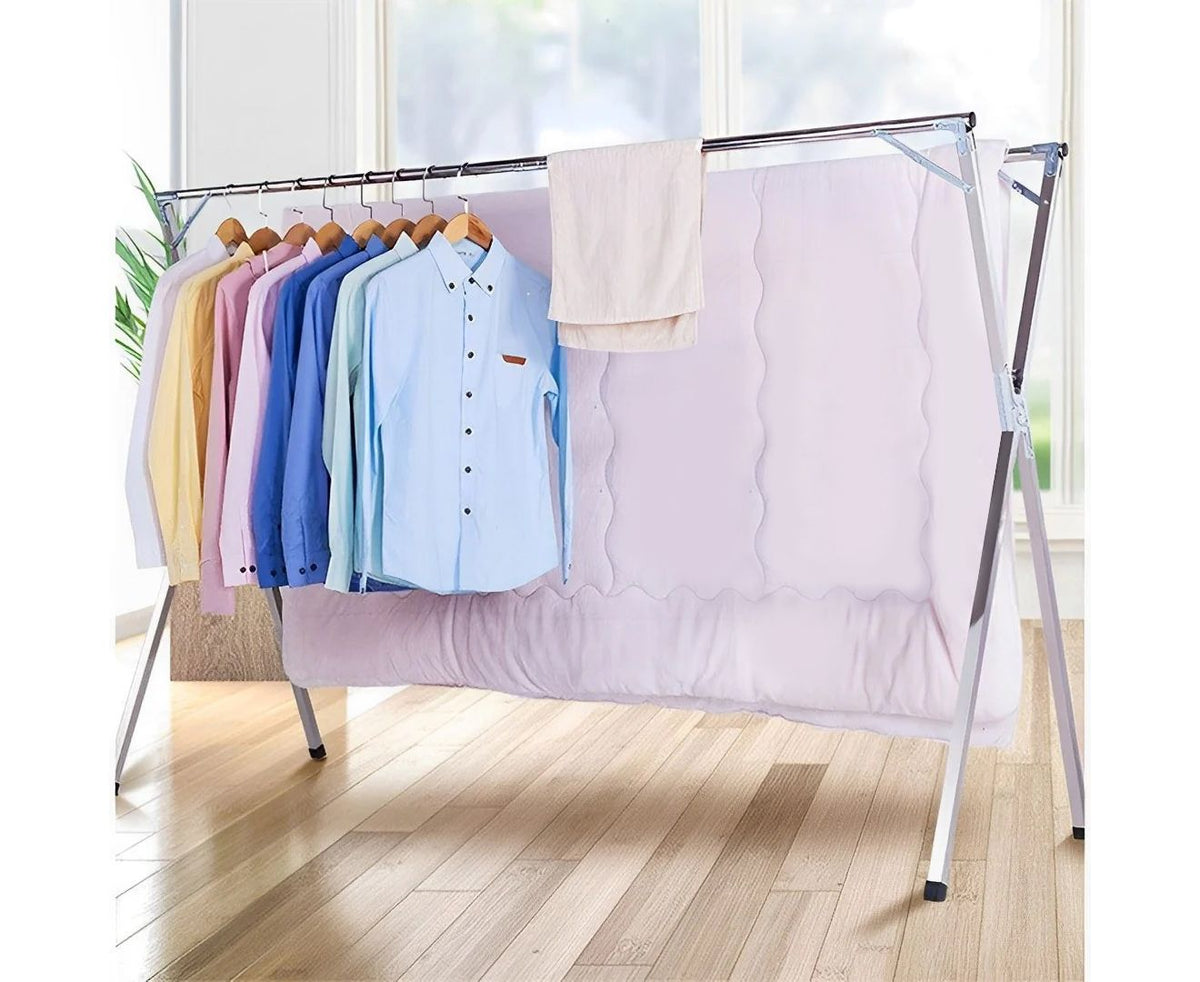 Portable Foldable Clothes Drying Rack for Indoor and Outdoor Laundry