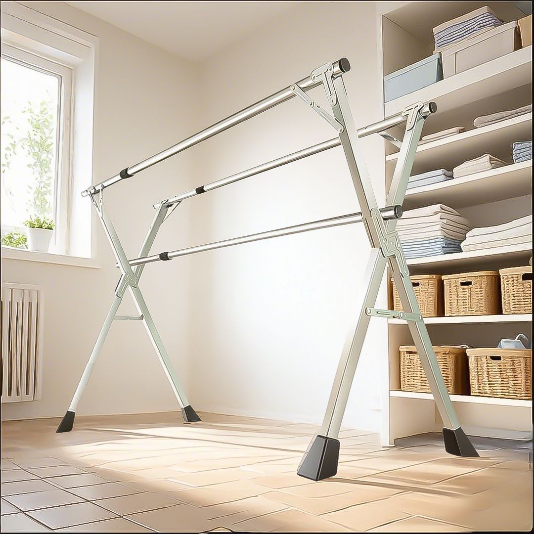 Foldable Clothing Rack and Laundry Rack for Hanging Storage