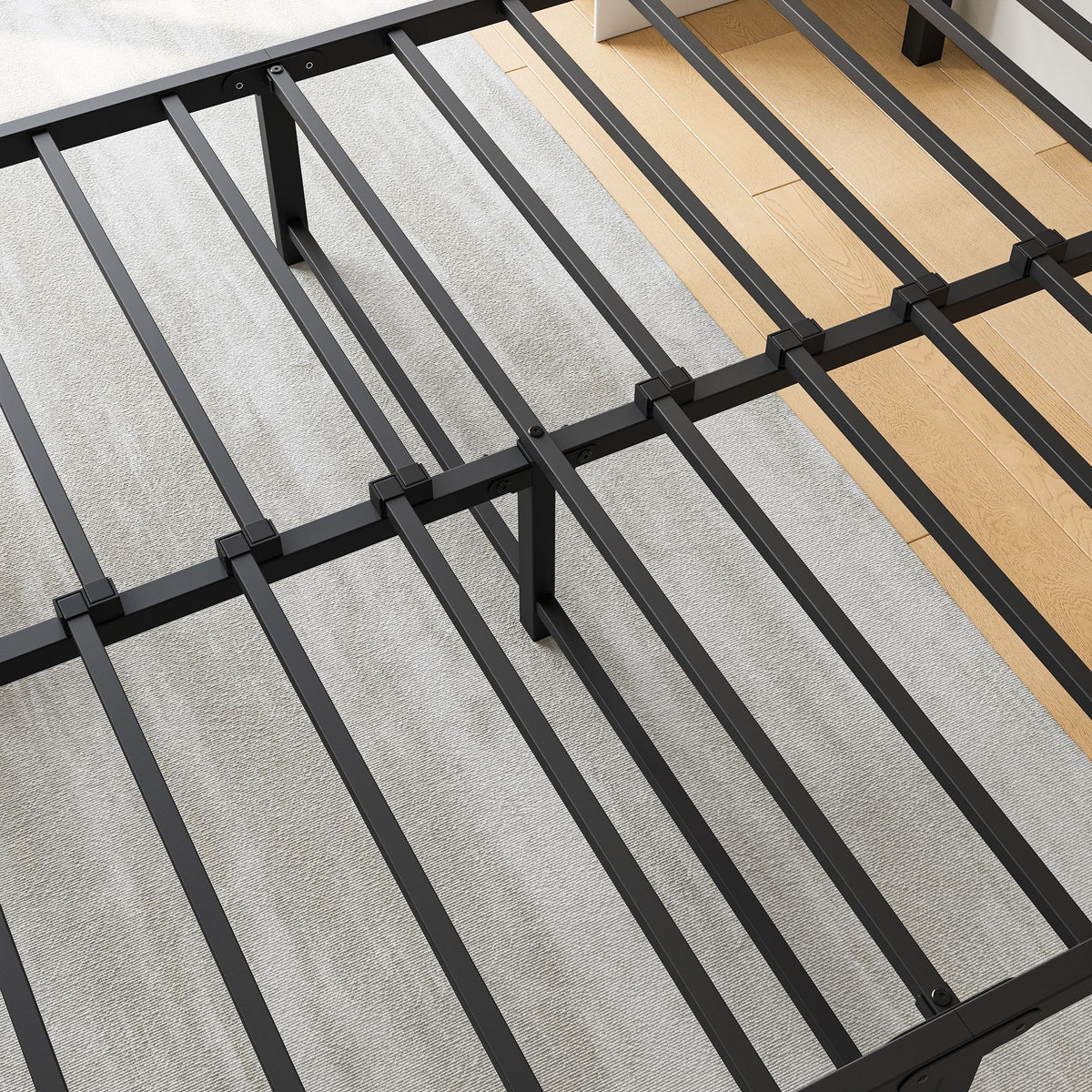 Victorian-Style Platform Bed with Under-Bed Storage