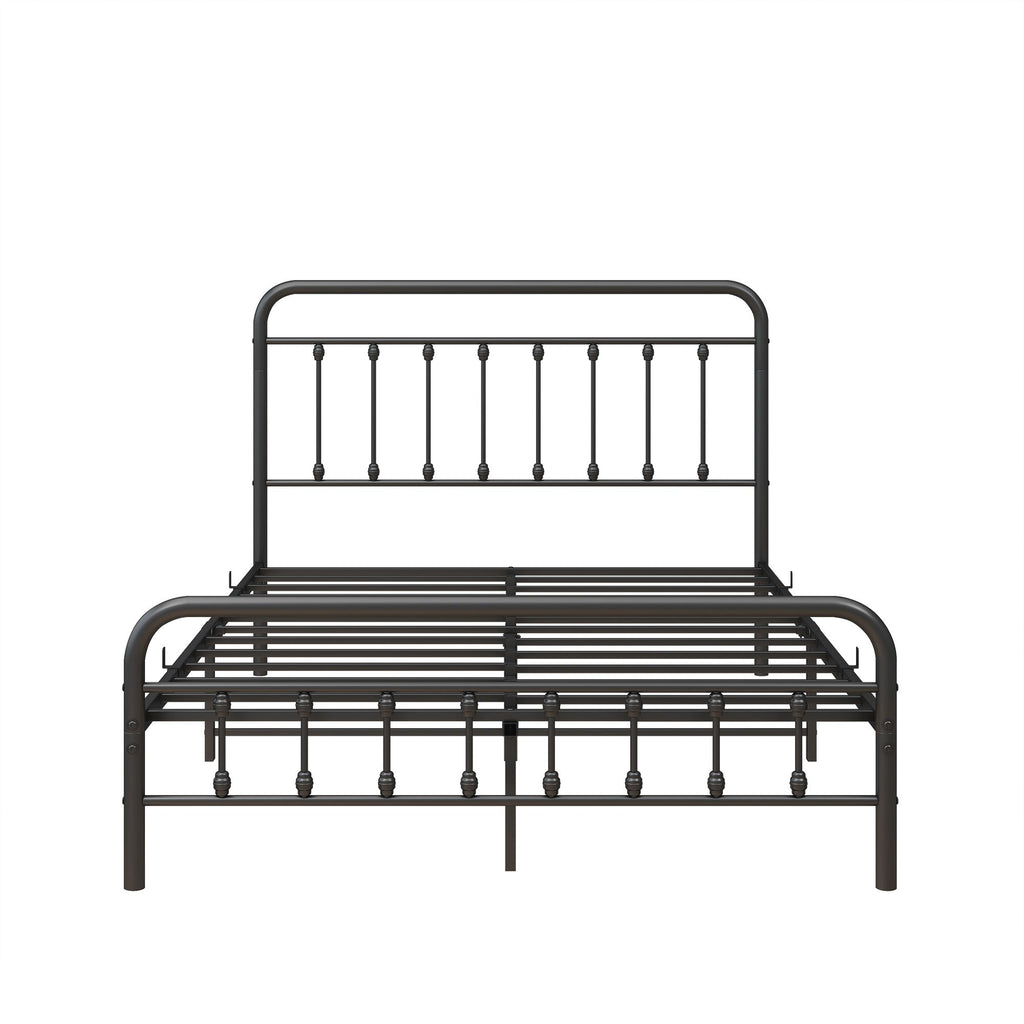 Victorian-Style Platform Bed with Under-Bed Storage