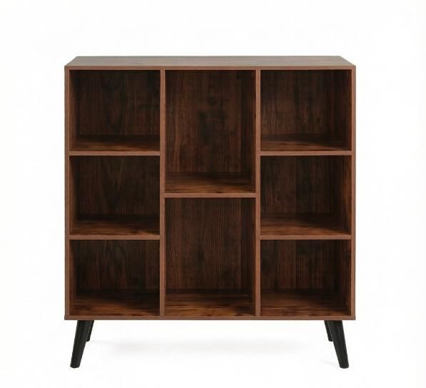 Raised-Leg Cube Bookcase with Mixed Compartments