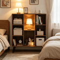 Raised-Leg Cube Bookcase with Mixed Compartments