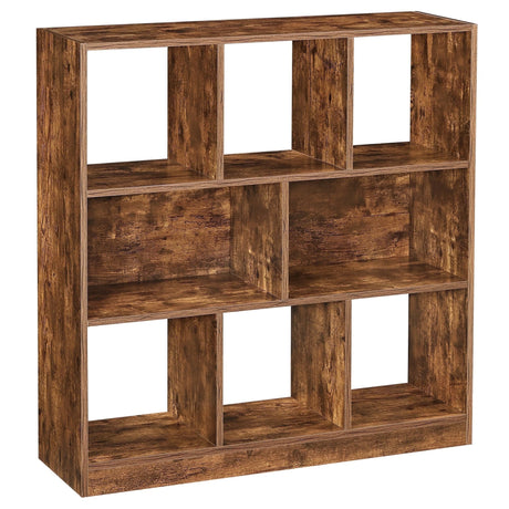8-Cube Organizer, Modern Bookcase Storage for Livingroom Kidroom, Brown
