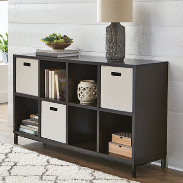 Espresso 8-Cube Organizer with Elevated Base