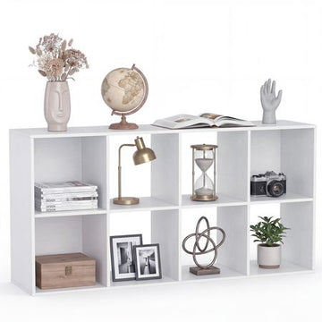 Open Cube Bookcase with Removable Back Panels