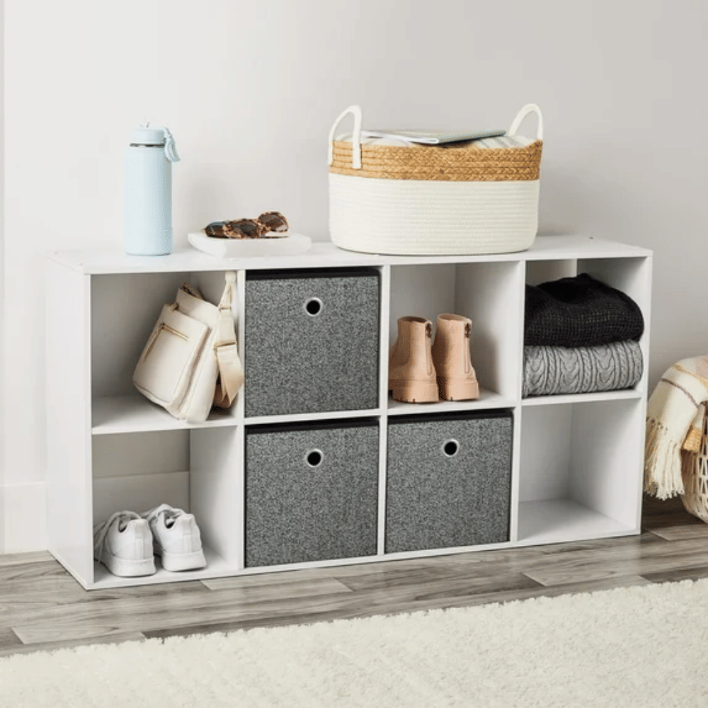 Eight-Cube Organizer for Vertical or Horizontal Display