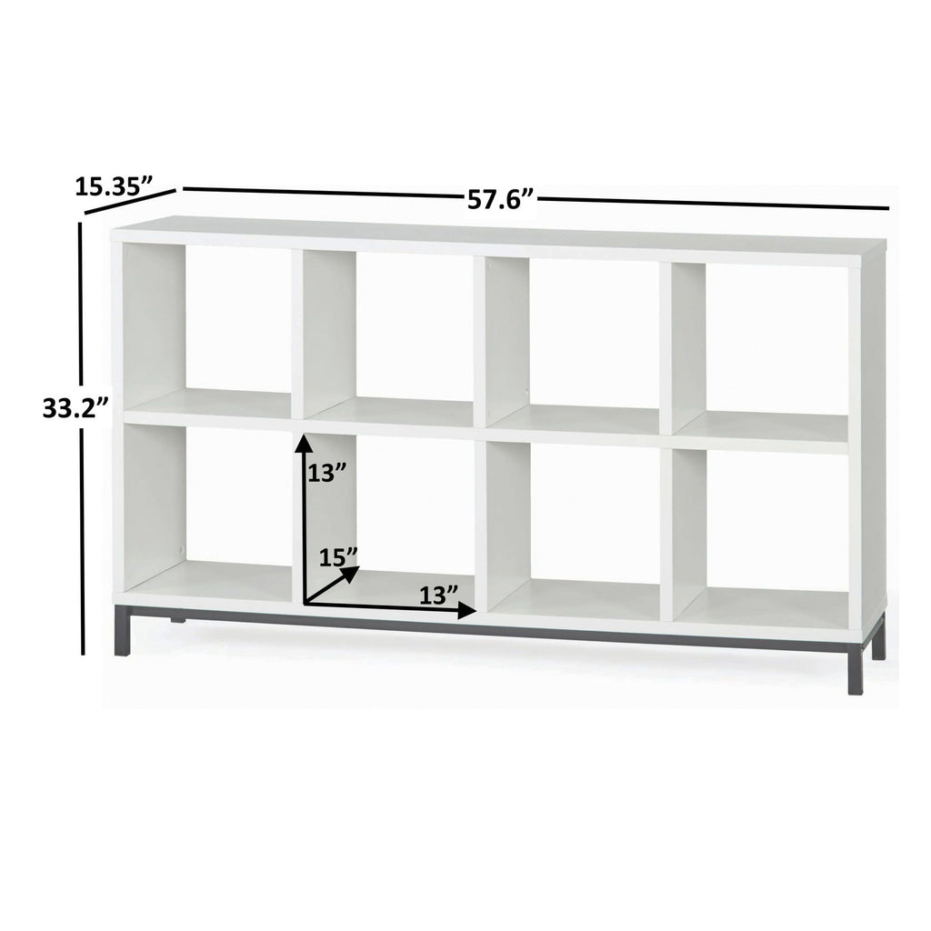 8-Cube Organizer with a Clean, Raised Profile