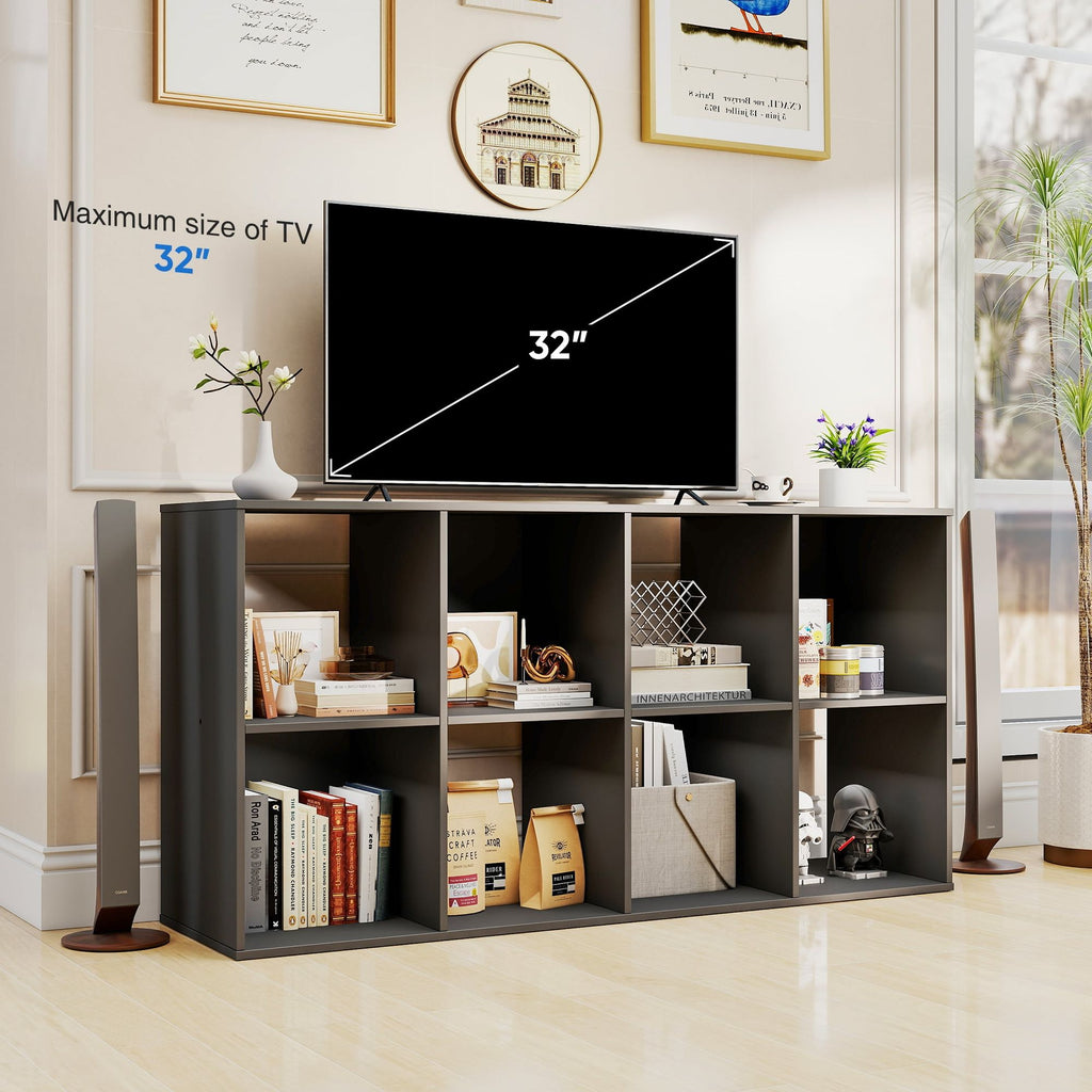 Modern 8-Cube Organizer with Removable Back Panels