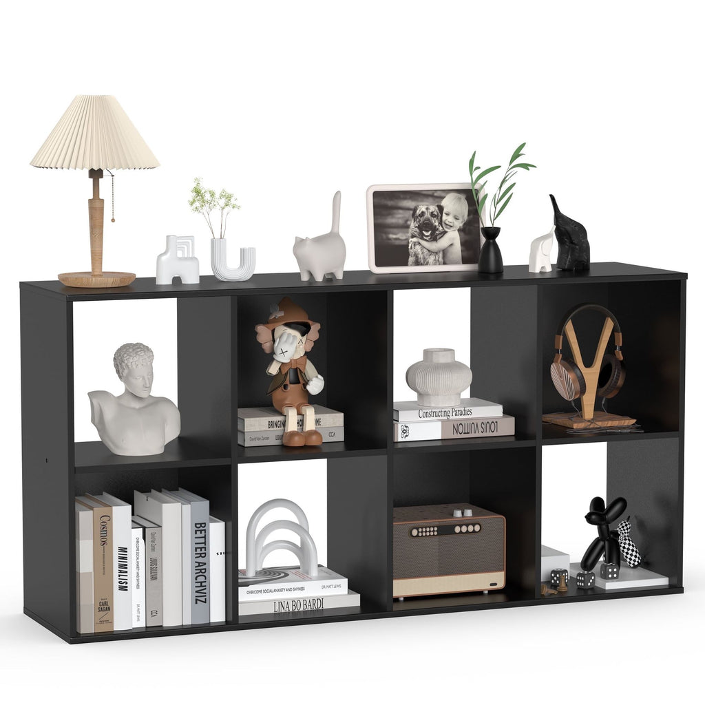 Modern 8-Cube Organizer with Removable Back Panels