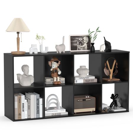 Modern 8-Cube Organizer with Removable Back Panels