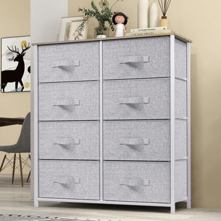 Modern Eight-Drawer Dresser for Flexible Home Storage