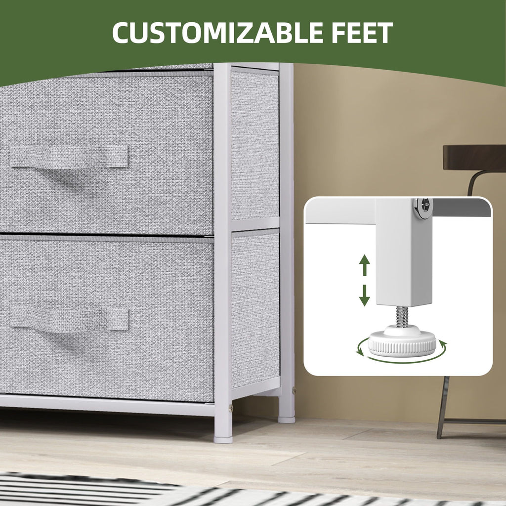Modern Eight-Drawer Dresser for Flexible Home Storage