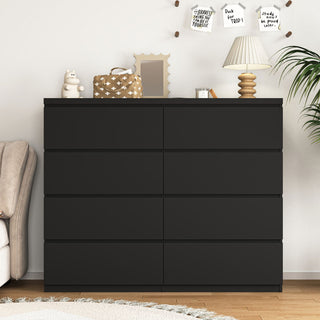 Modern Eight-Drawer Dresser for Bedroom Storage