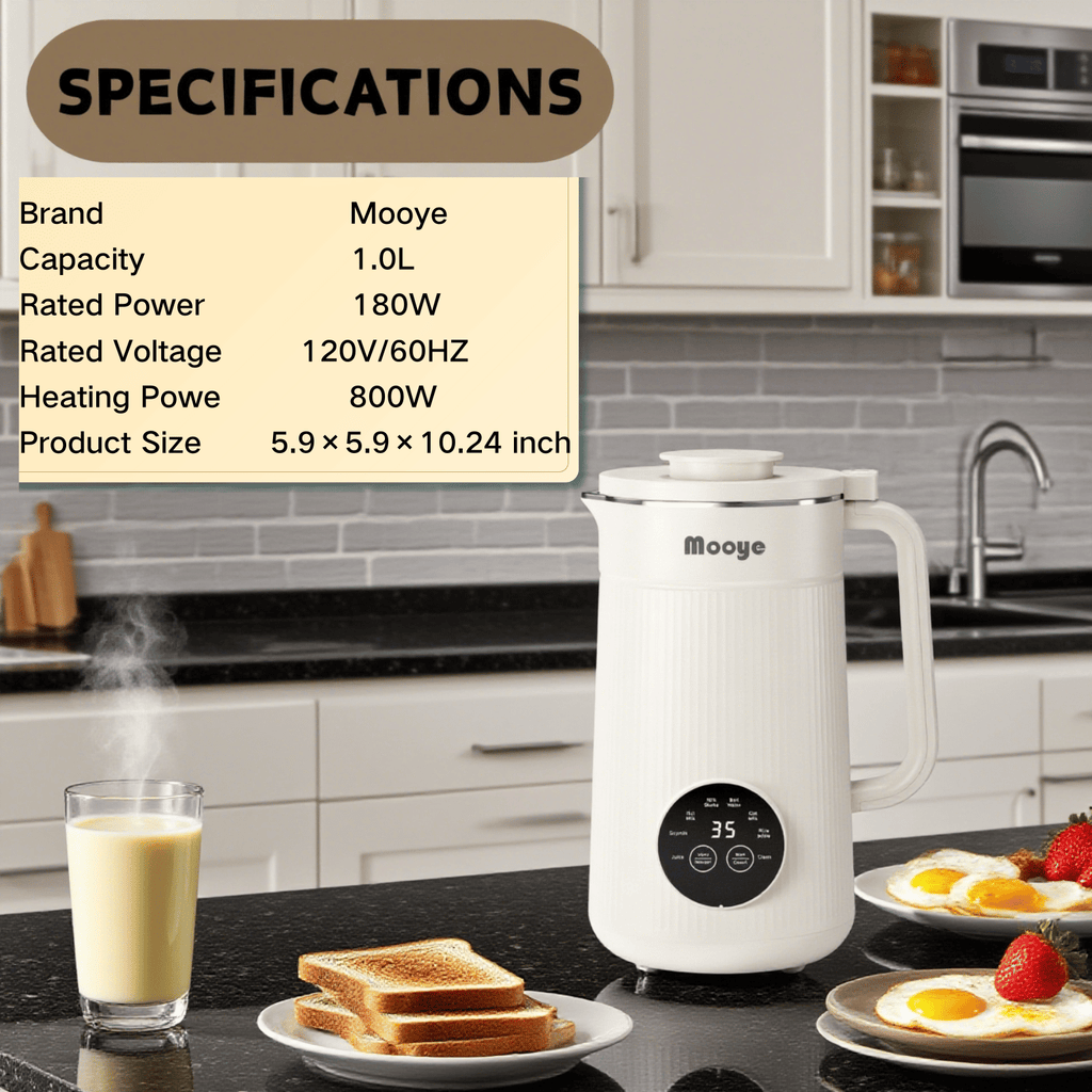 8-in-1 Automatic Nut Milk Maker – Make Plant-Based Beverages at Home