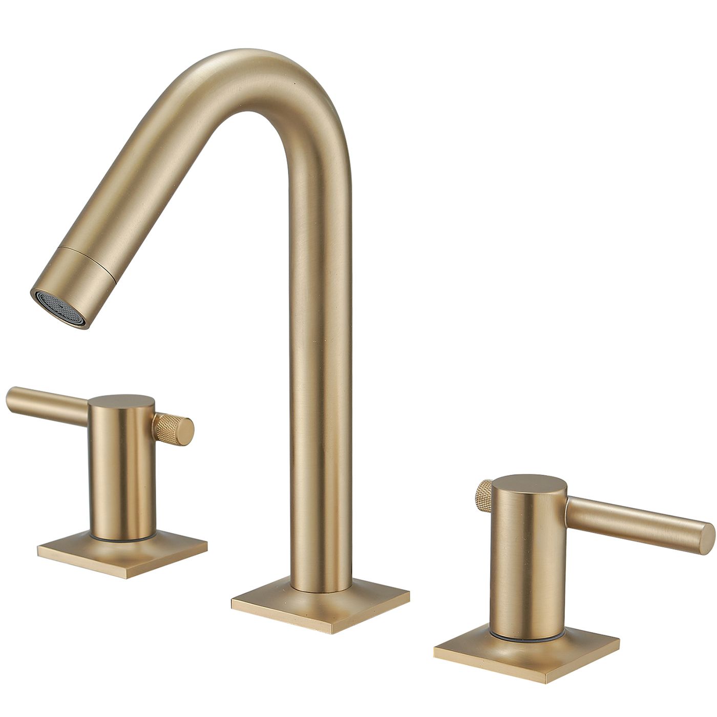 Widespread Double-Handle High-Arc Bathroom Faucet