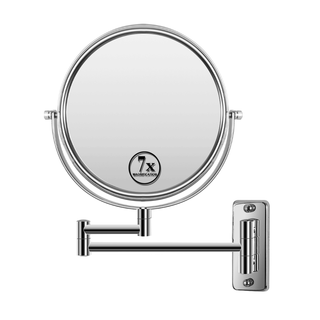Wall-Mounted Vanity Mirror with Dual Magnification