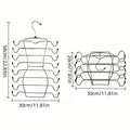 8-Layer Stainless Steel Underwear & Bra Hanger for Space-Saving Closet Organization