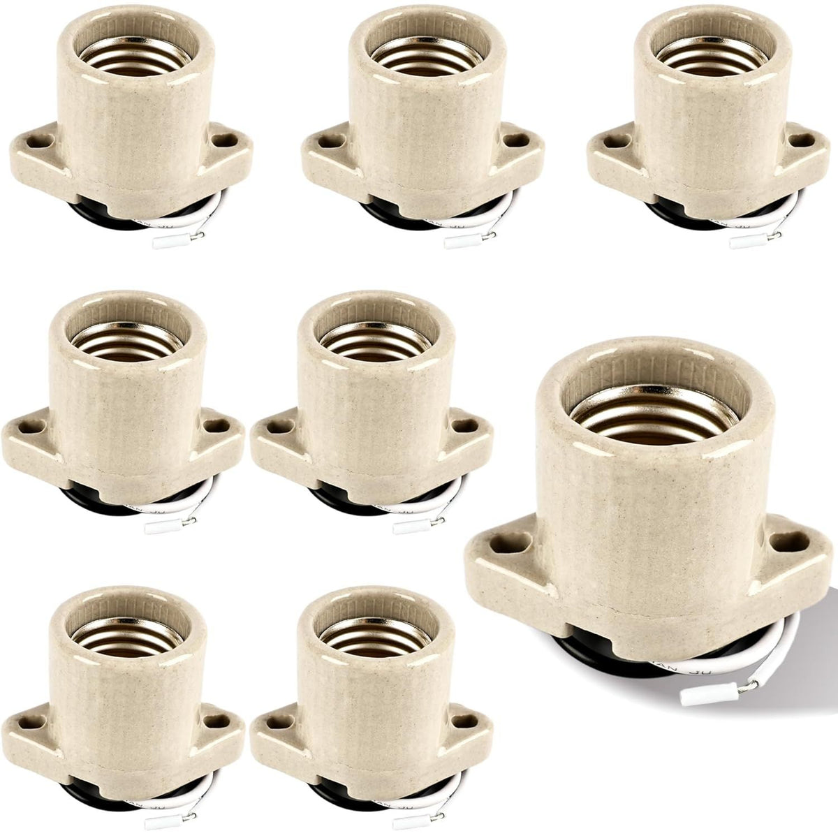 Keyless E26 Lamp Holders for Indoor Lighting