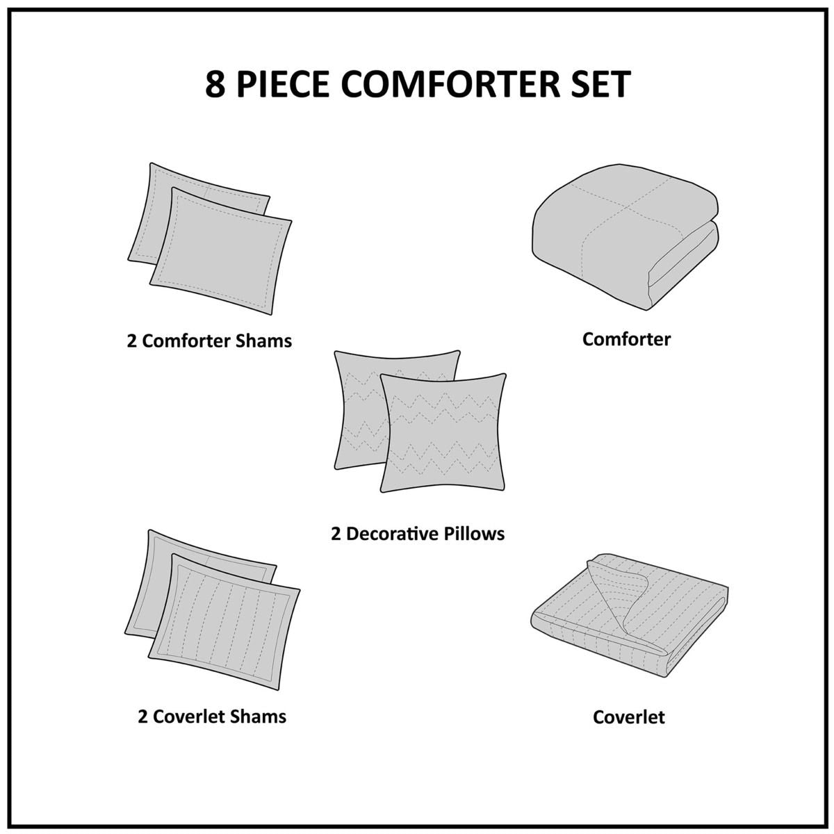 Blue Watercolor Stripe Comforter and Quilt Collection