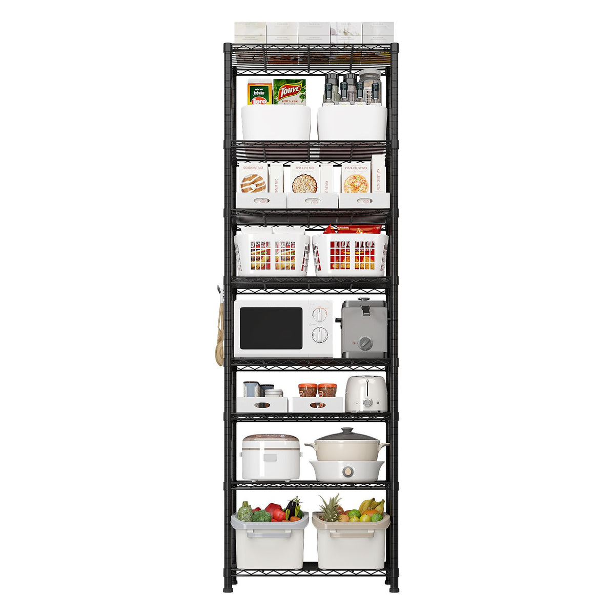Adjustable Wire Shelving Unit for Garage and Pantry